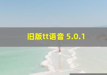 旧版tt语音 5.0.1